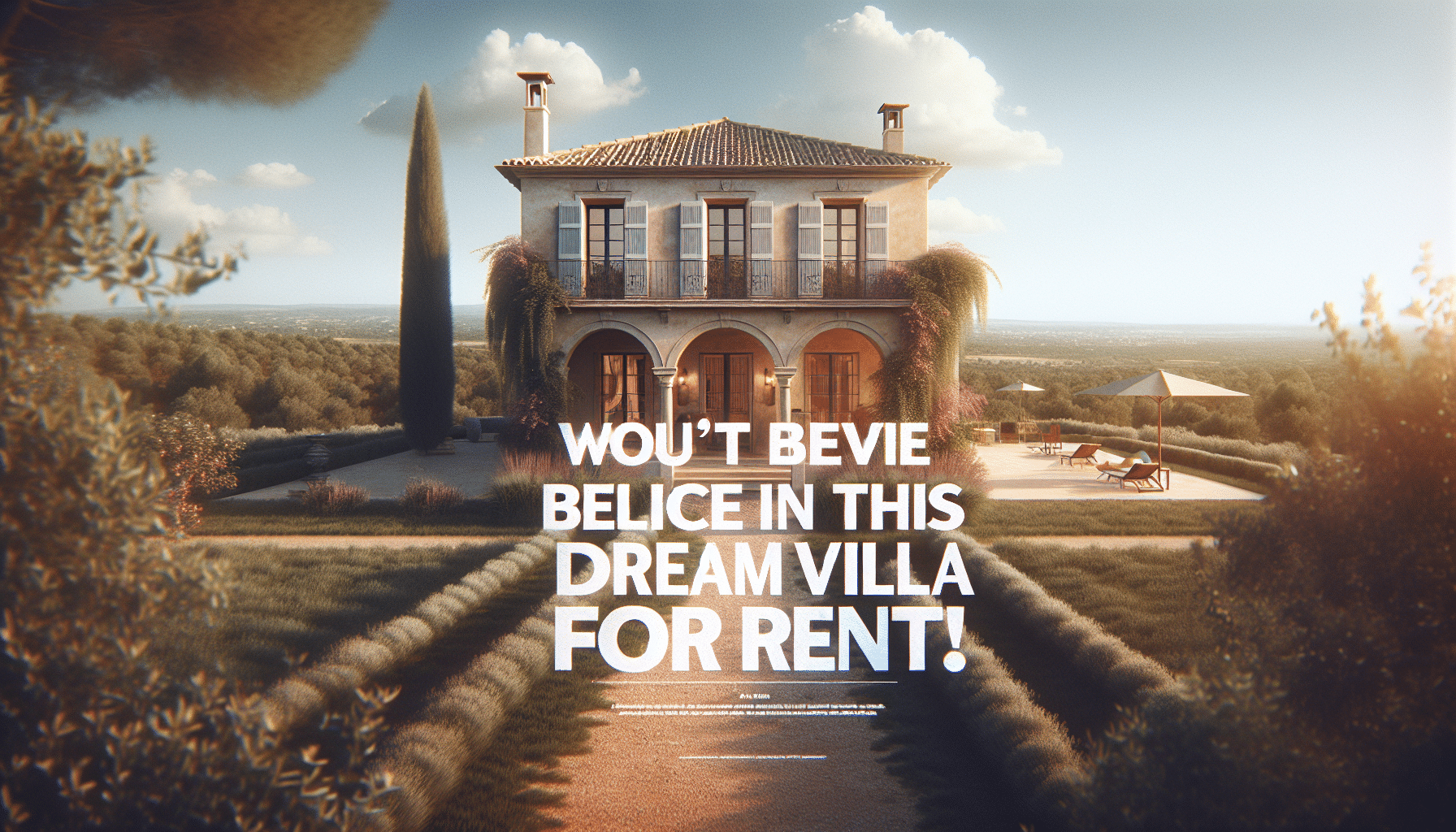 vous ne croirez jamais le prix de cette villa de rêve à louer à montpellier !