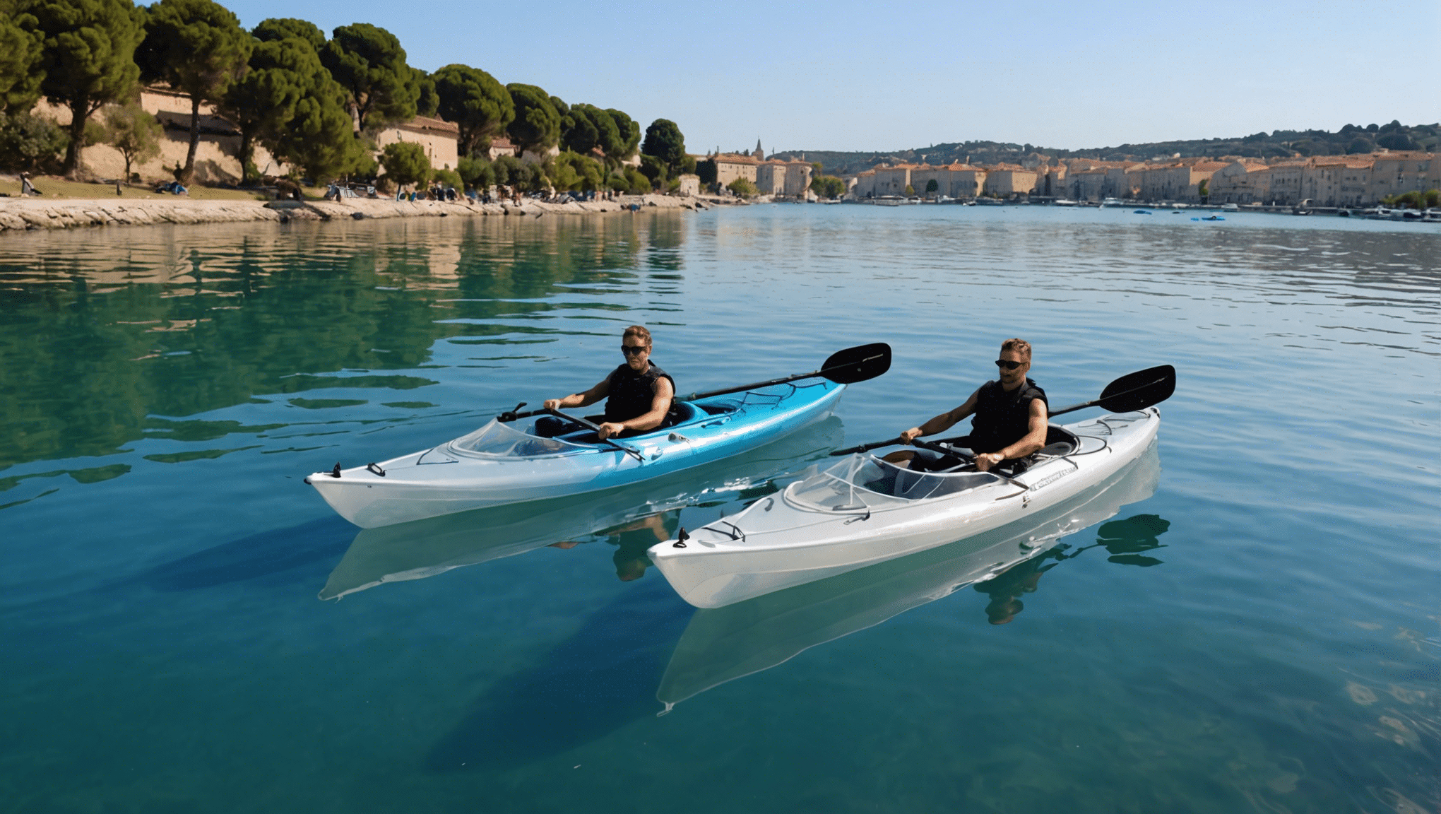 découvrez la beauté des eaux de montpellier avec notre service de location de kayaks transparents. profitez d'une expérience unique et immersive au cœur de la nature.