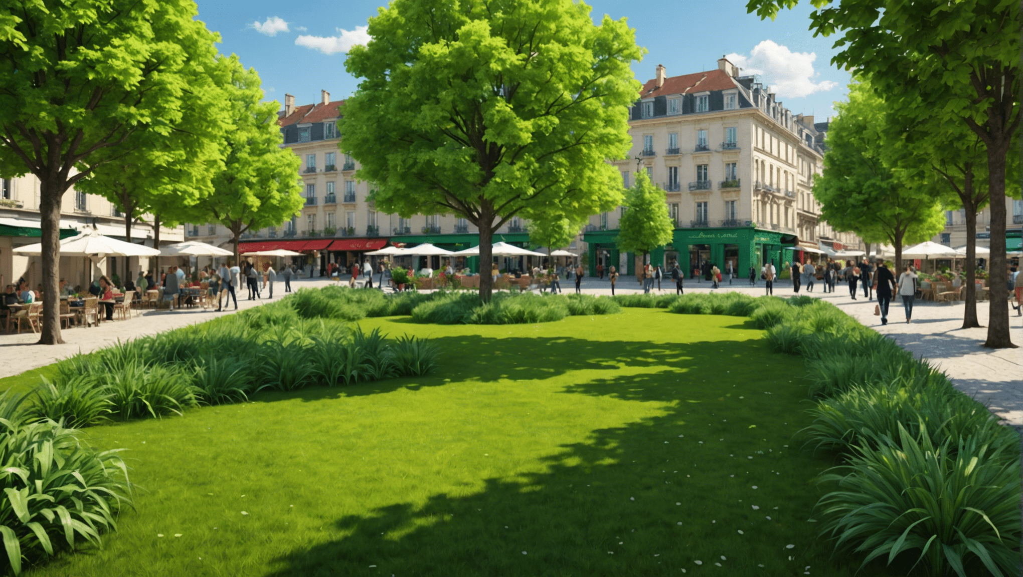 découvrez la transformation étonnante de la place jean giono à montpellier en un magnifique espace vert. vous serez surpris par son nouveau visage !