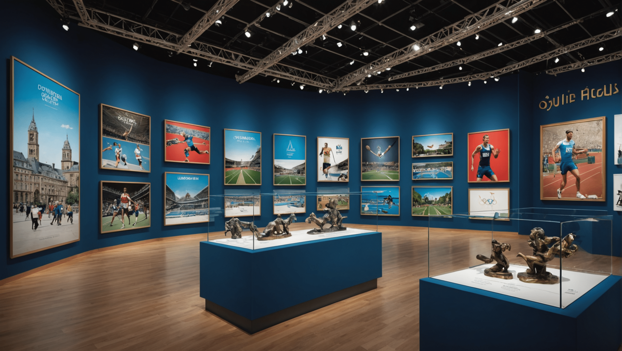 plongez dans la fabuleuse collection olympique de louis nicollin lors de cette exposition inédite et découvrez-vous un monde de souvenirs sportifs fascinants.