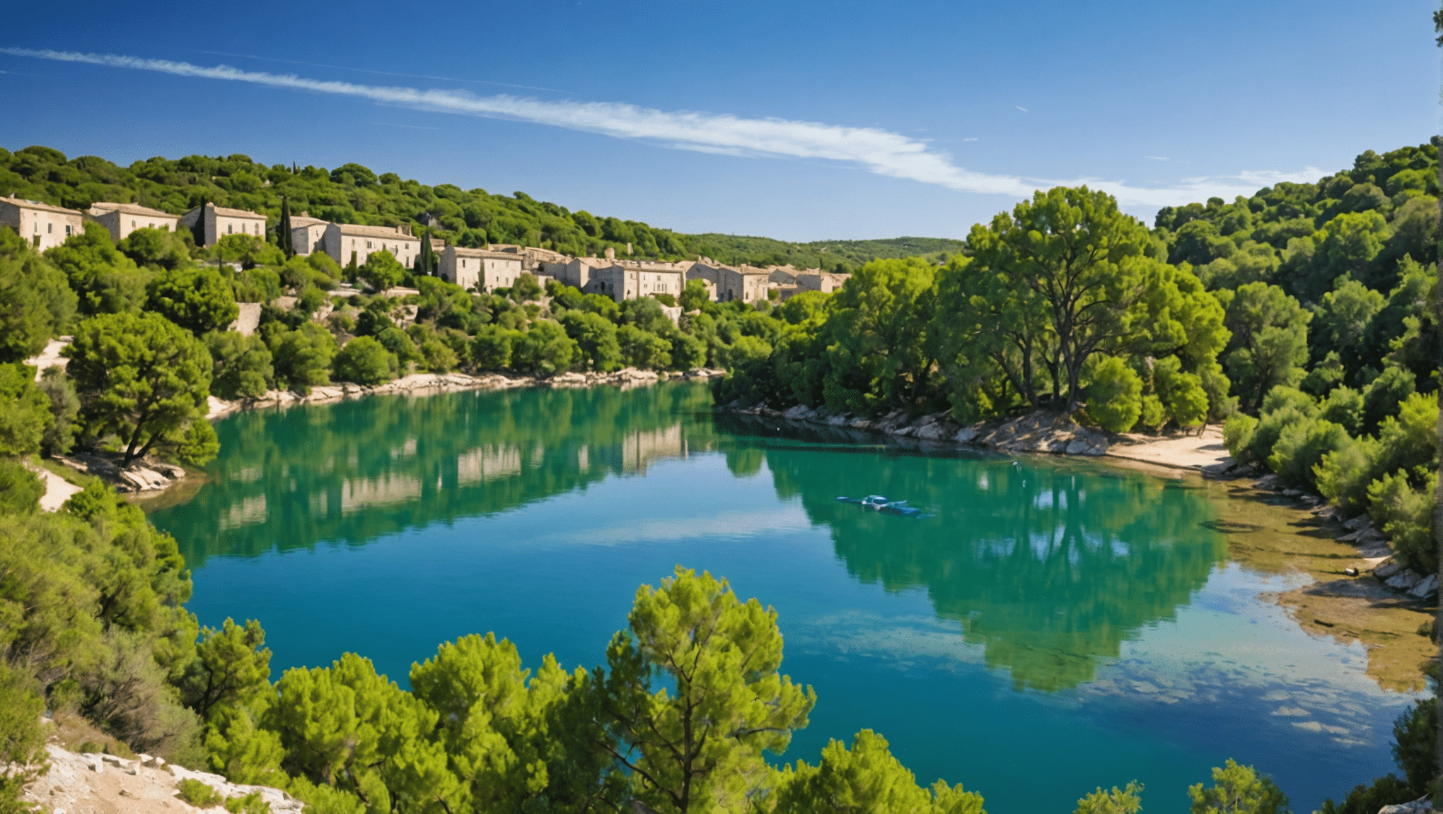 découvrez les 3 lacs paradisiaques près de montpellier, des endroits idylliques pour se baigner et profiter de la nature.