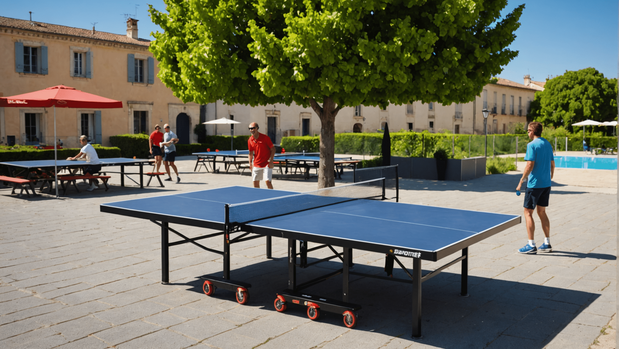 louez des tables de ping-pong extérieures à montpellier pour des parties animées en plein air. découvrez nos équipements de qualité pour une expérience de jeu inoubliable.