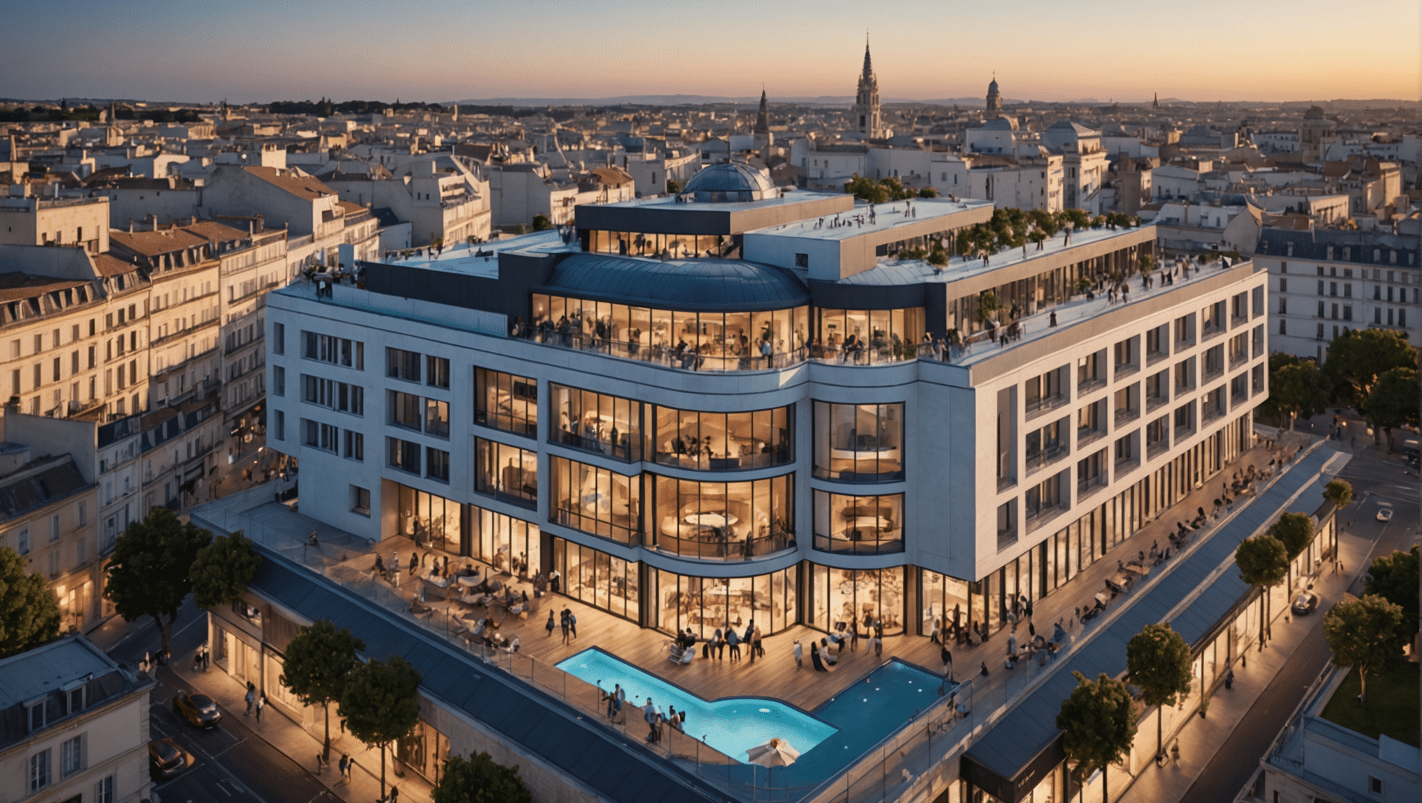 découvrez la transformation estivale du toit du corum à montpellier en rooftop culturel et convivial. profitez de l'été dans un lieu unique et animé.