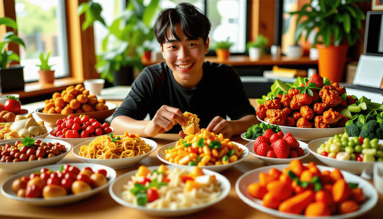 découvrez le phénomène viral du mukbang, où la gastronomie rencontre le divertissement. dans cet article, nous analysons les implications de cette tendance sur l'alimentation et les préoccupations soulevées par les experts en nutrition. plongez dans l'univers fascinant du mukbang et ses impacts sur notre rapport à la nourriture.