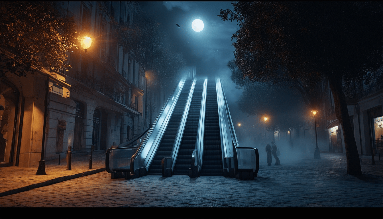 découvrez l'intrigante disparition des escalators de 6 tonnes au triangle de montpellier. plongez dans ce mystère nocturne qui intrigue les habitants et soulève de nombreuses questions. une enquête captivante au cœur de la ville.