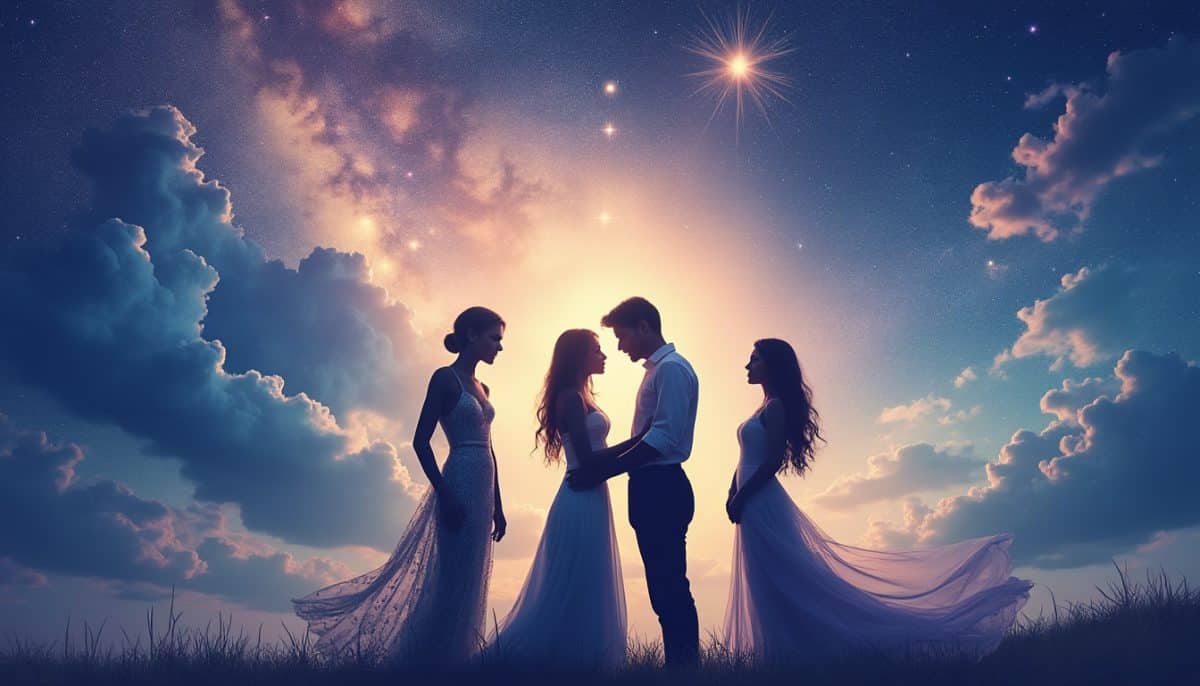découvrez les 4 signes astrologiques qui s'apprêtent à connaître une belle romance en ce début d'année. amour, passion et étoiles s'alignent pour vous offrir des moments inoubliables. êtes-vous l'un d'eux ?
