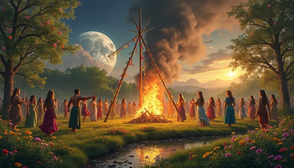 plongez dans l'univers fascinant de beltane, la célébration celtique du printemps. découvrez ses origines, son histoire et les symboles qui l'entourent. un voyage au cœur des traditions anciennes pour comprendre l'importance de cette fête pas comme les autres.