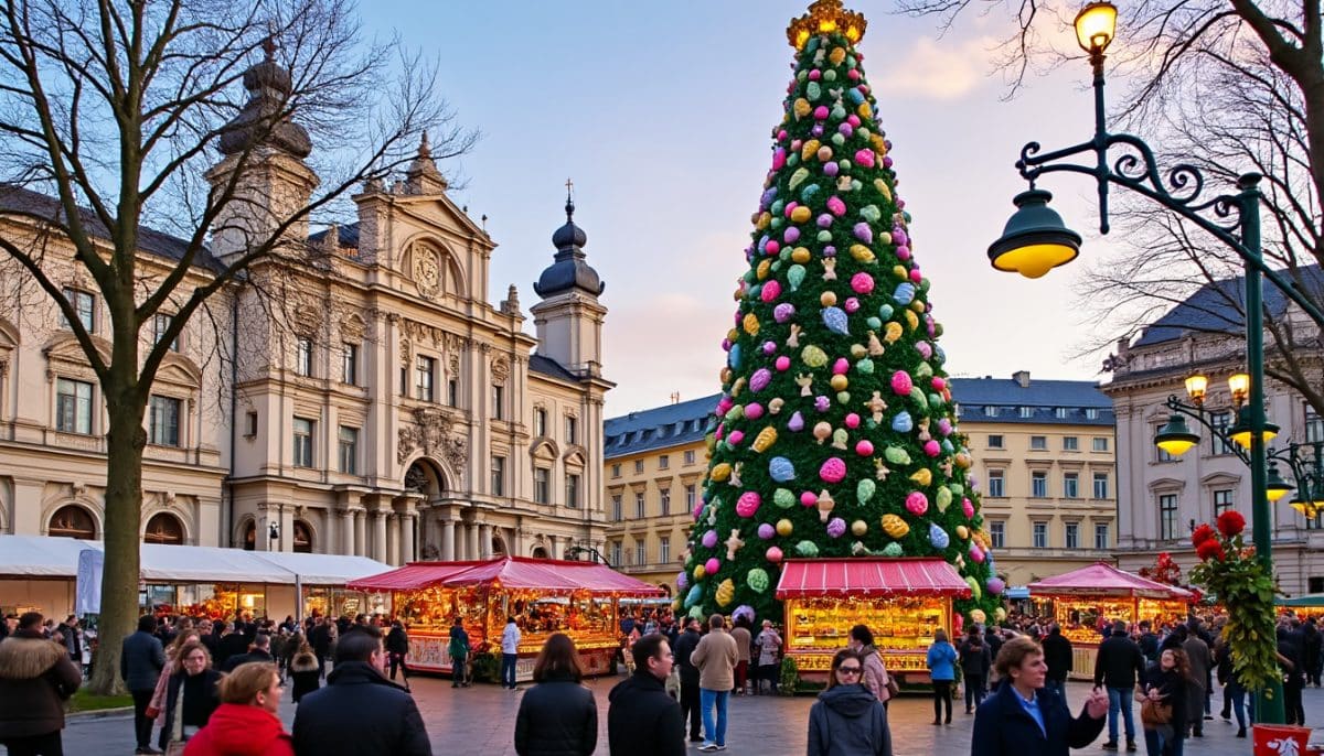 plongez dans l'ambiance festive des marchés de pâques en europe, une aventure sensorielle unique qui rivalise avec la magie des marchés de noël. explorez des artisans locaux, savourez des délices gourmands et découvrez des traditions printanières envoûtantes.