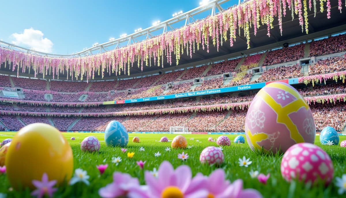 découvrez notre diaporama captivant sur la fête de pâques au parc des princes, où l'ambiance festive et les traditions printanières s'entremêlent pour offrir une expérience inoubliable. plongez dans les images et les moments forts de cette célébration colorée qui ravit petits et grands.