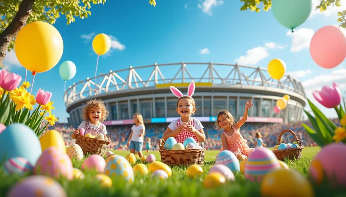 découvrez les moments forts de la fête de pâques au parc des princes à travers notre diaporama captivant. revivez l'ambiance festive, les animations et les sourires qui ont illuminé cet événement unique.