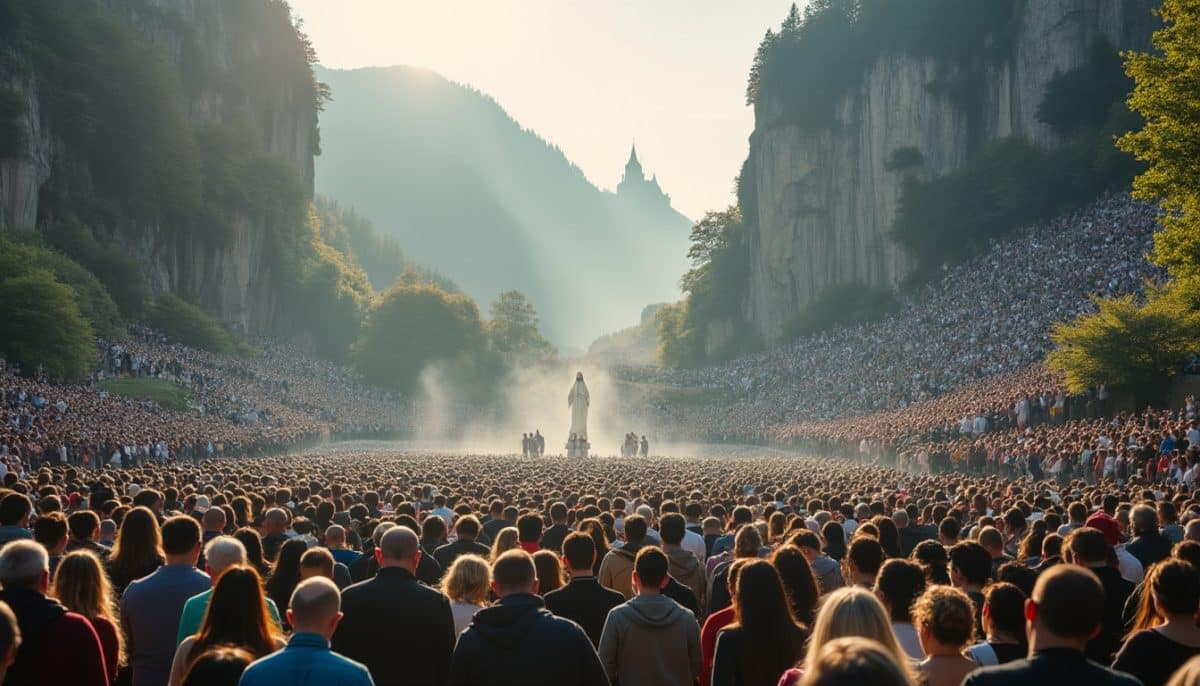 découvrez la joie de pâques à lourdes à travers le récit émouvant d'une femme italienne qui, grâce à un miracle, retrouve la marche. un témoignage inspirant qui illustre la foi et l'espoir en ce lieu sacré.