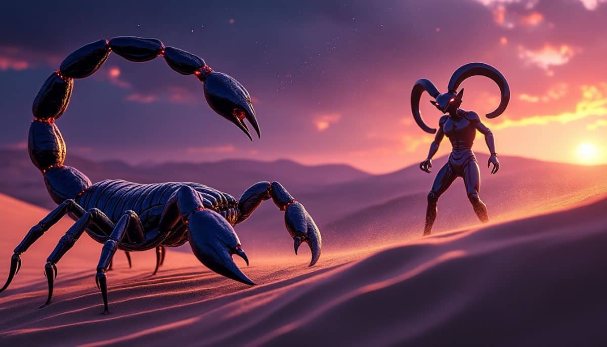 découvrez la rencontre captivante entre un scorpion et un bélier. explorez l'alchimie amoureuse et sexuelle qui rend cette union si fascinante, marquée par des passions intenses et des dynamiques surprenantes. un voyage au cœur des émotions et des désirs.