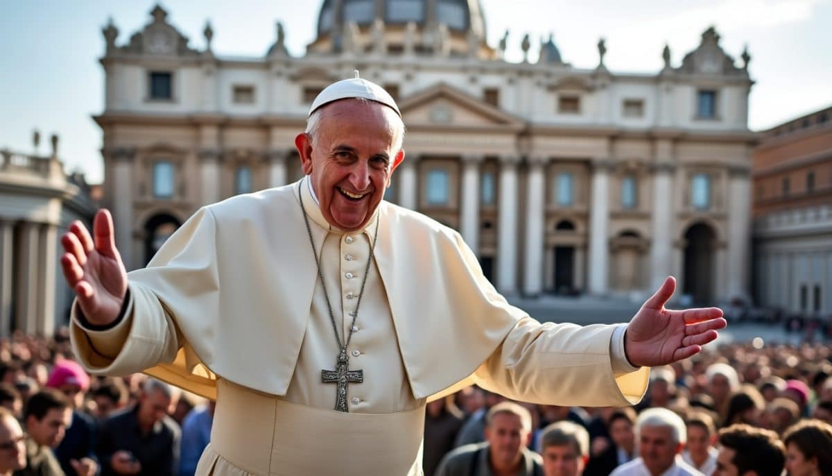 le pape françois adresse ses vœux de joyeuses pâques aux fidèles lors d'une apparition au vatican, montrant sa détermination et sa foi, malgré des défis de santé. découvrez son message plein d'espoir et de réconfort en cette période sacrée.