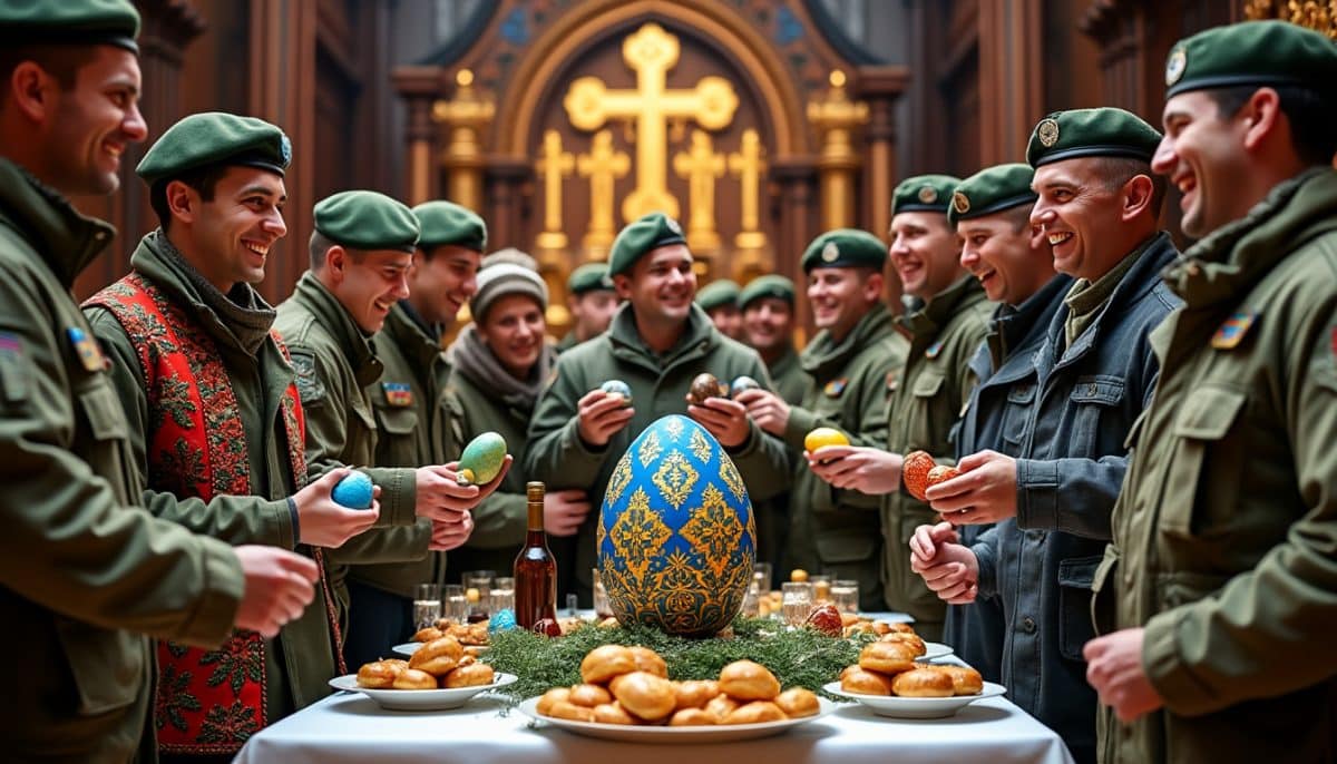 découvrez comment les habitants des zones de conflit en ukraine célèbrent pâques, affirmant que la résurrection symbolise leur espoir et leur résilience face à l'adversité. une plongée émouvante dans la spiritualité et la solidarité au cœur des lignes de front.
