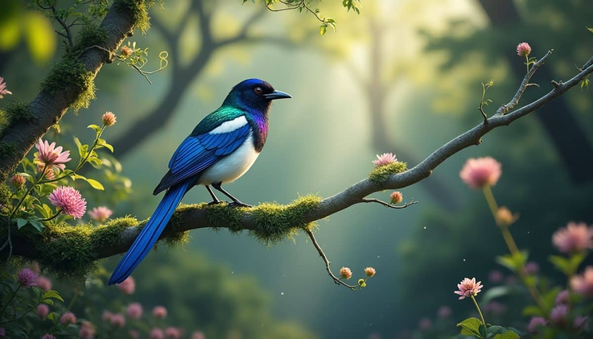 découvrez la signification spirituelle fascinante de croiser une pie le matin. plongez dans une exploration des messages et symboles mystiques associés à cet oiseau, révélant des interprétations qui pourraient transformer votre perception du quotidien.