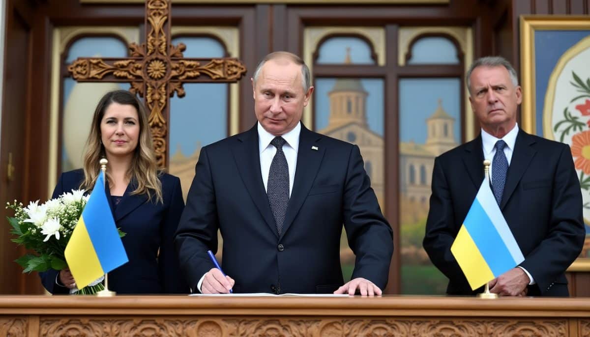 découvrez l'annonce surprenante de vladimir poutine concernant une trêve pascale en ukraine, accompagnée d'une pause de toutes les actions militaires. une étape significative vers la paix et la réconciliation en période de conflit.