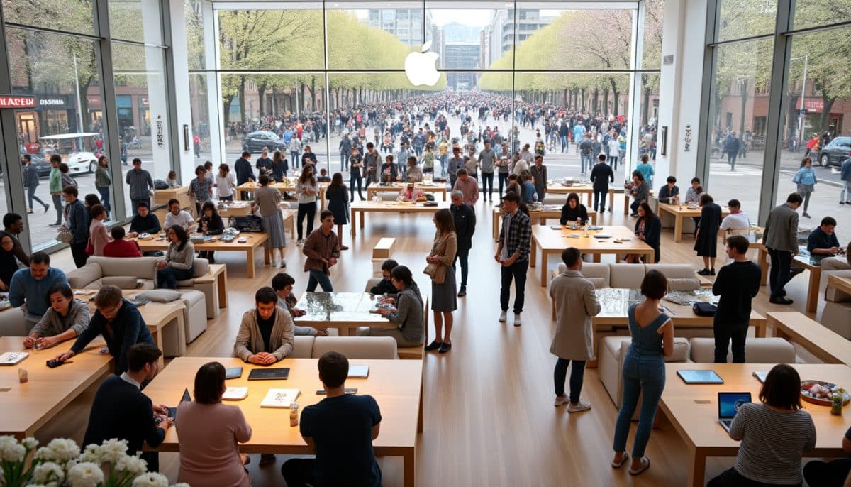 découvrez comment un oubli de verrouillage a permis à 15 à 20 visiteurs d'accéder à l'apple store d'amsterdam le jour de pâques, créant une situation inattendue et captivante.