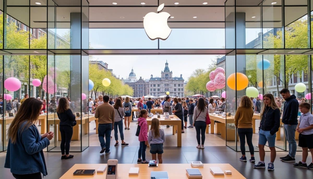 découvrez comment un oubli de verrouillage a permis à 15 à 20 personnes de profiter de l'apple store d'amsterdam le jour de pâques. un incident inattendu qui a mis en lumière la curiosité des visiteurs et l'ambiance festive de cette journée spéciale.