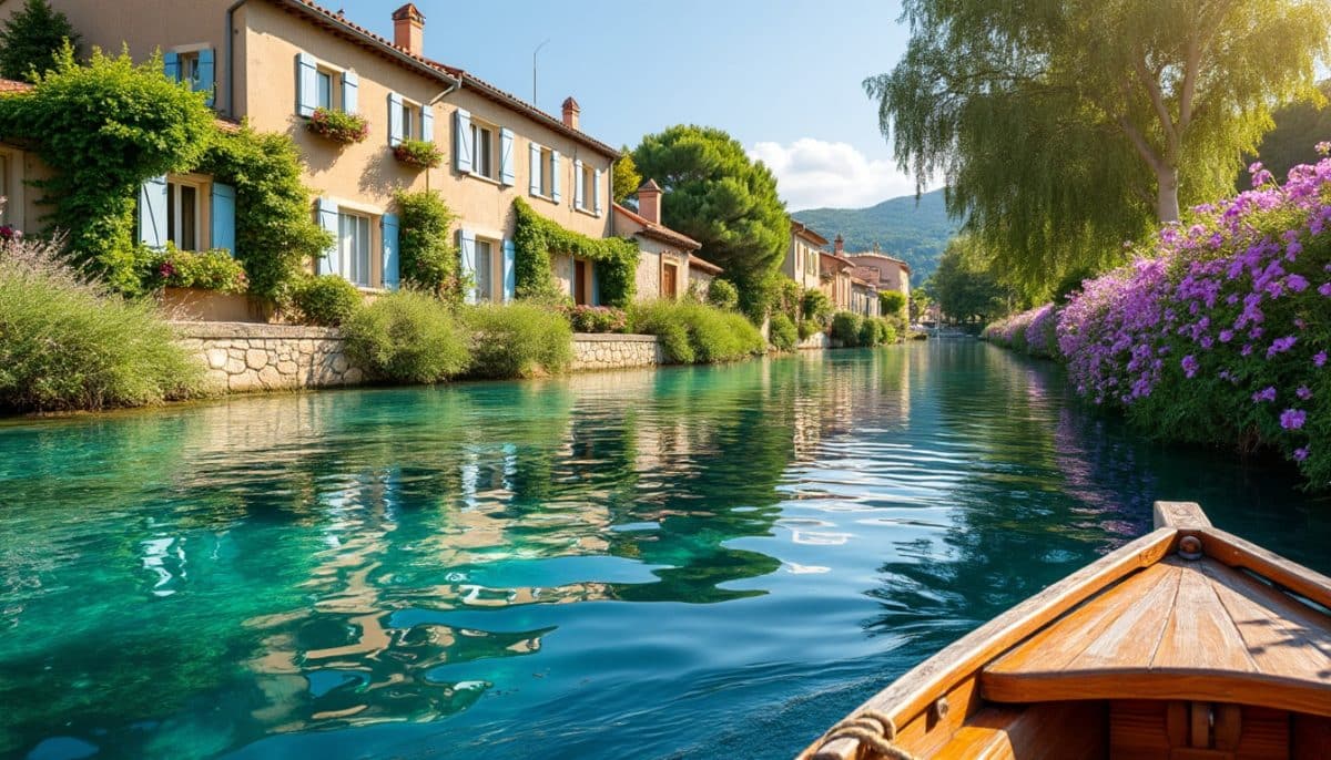 partez à la découverte des canaux enchanteurs de l'étang de thau lors d'une balade en bateau inoubliable. plongez dans un paysage idyllique, entre nature préservée et paysages pittoresques, et vivez une expérience unique à travers les eaux scintillantes de cette destination magique.