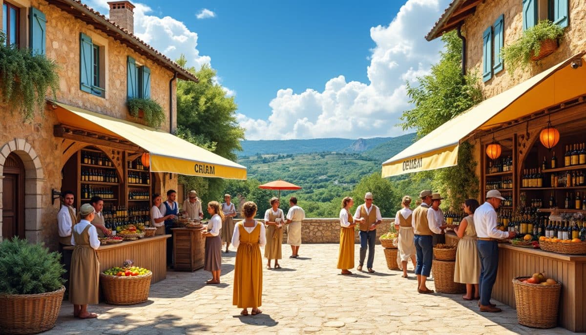participez à la journée dédiée à l'huile d'olive et au vin à saint-guilhem-le-désert, un événement festif près de montpellier. dégustez des saveurs authentiques, explorez des produits locaux et immergez-vous dans la culture gastronomique de cette magnifique région.