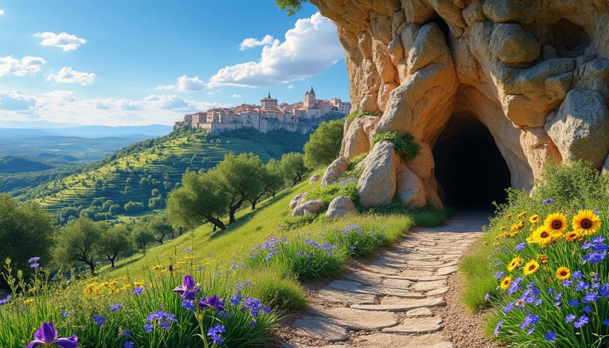 explorez les magnifiques terrasses du larzac et la fascinante grotte lors d'une demi-journée magique à montpellier. profitez d'une aventure inoubliable au cœur de paysages spectaculaires et d'un patrimoine naturel exceptionnel.