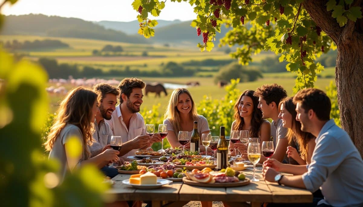 plongez dans l'univers fascinant de l'œnologie en camargue lors d'une demi-journée mémorable à montpellier. explorez des vignobles enchanteurs, apprenez les secrets des vins locaux et savourez des dégustations authentiques. une expérience inoubliable pour les amateurs de vin!