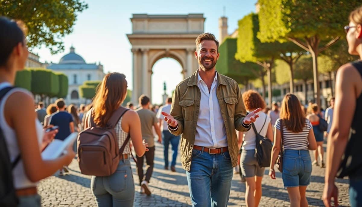 explorez les charmes de montpellier lors d'une visite privée à pied, guidée par un expert certifié. plongez dans l'histoire, la culture et les trésors cachés de cette ville ensoleillée, tout en profitant d'une expérience personnalisée inoubliable.