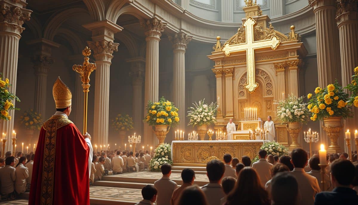 rejoignez-nous pour célébrer le dimanche de pâques, une occasion spéciale marquée par une eucharistie mémorable qui inaugure le pontificat de léon xiv. un moment de foi et de communion au cœur de la tradition chrétienne.