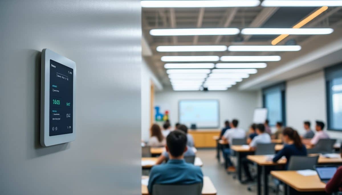 découvrez comment notre école a opté pour un nouvel éclairage moderne et écologique suite à une rénovation de pâques, améliorant l'ambiance et le confort d'apprentissage de nos élèves.