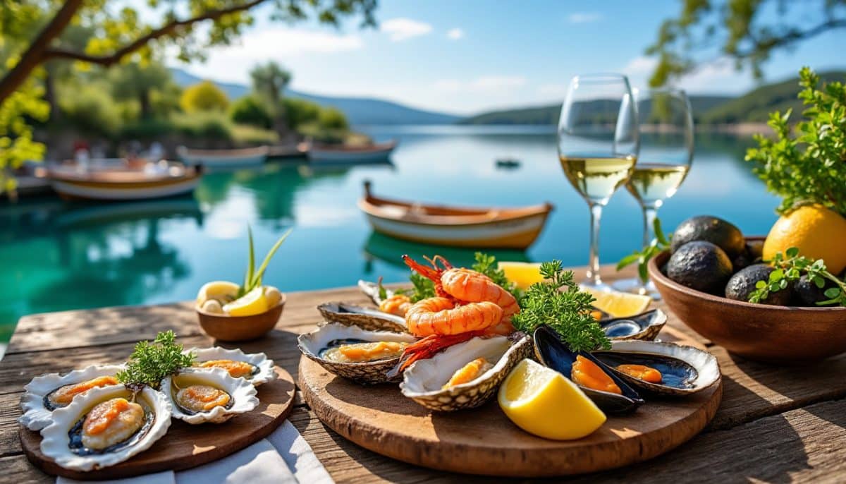 découvrez une aventure culinaire unique au bord de l'étang de thau. savourez des plats raffinés préparés avec des ingrédients locaux, tout en étant entouré par des paysages magnifiques. une expérience gustative inoubliable vous attend dans ce cadre idyllique.