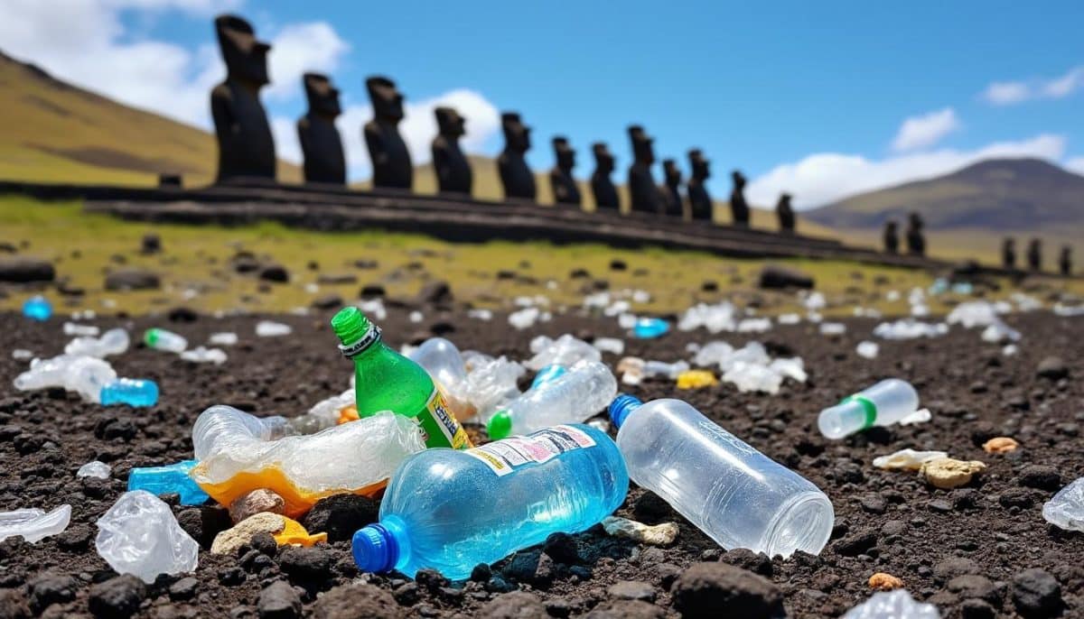 découvrez l'île de pâques, célèbre pour ses statues ancestrales mystérieuses, tout en explorant la crise environnementale liée aux déchets plastiques qui menace ce site emblématique. plongez dans l'histoire fascinante et les défis actuels de cet endroit unique au monde.