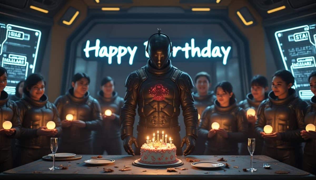 découvrez l'œuf de pâques d'anniversaire dans death stranding 2, un élément à la fois étrange et charmant qui ajoute une touche unique à l'expérience de jeu. plongez dans cet univers fascinant où l'originalité rencontre la créativité.