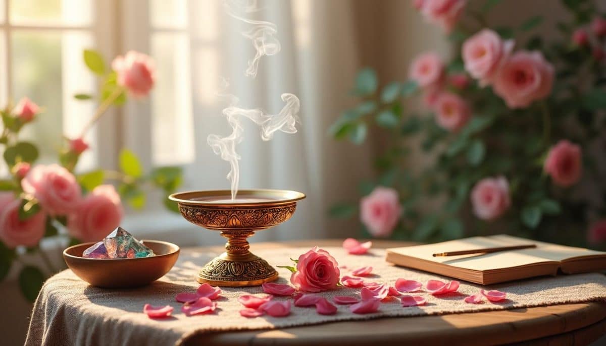 explorez les bienfaits spirituels de l'encens à la rose avec notre guide approfondi. apprenez comment cette fragrance divine peut nourrir votre âme, apaiser votre esprit et enrichir votre pratique spirituelle au quotidien.