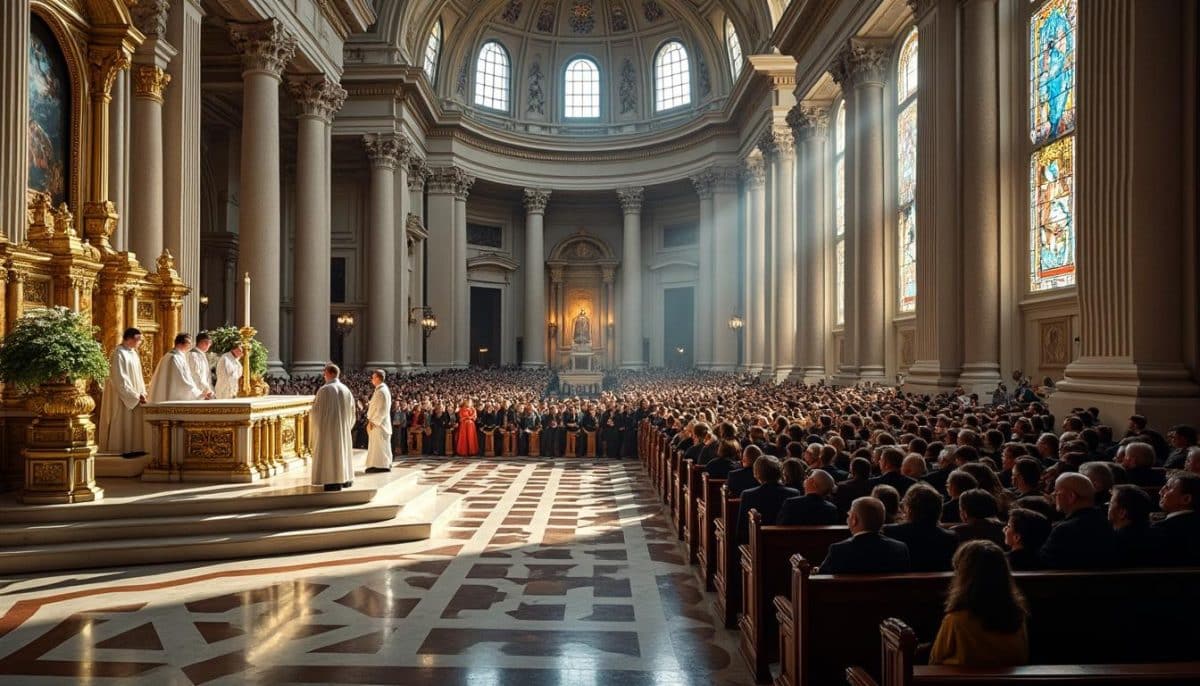 participez à la célébration du dimanche de pâques avec une messe solennelle et la traditionnelle bénédiction 'urbi et orbi'. vivez un moment de spiritualité inoubliable en famille et entre amis.