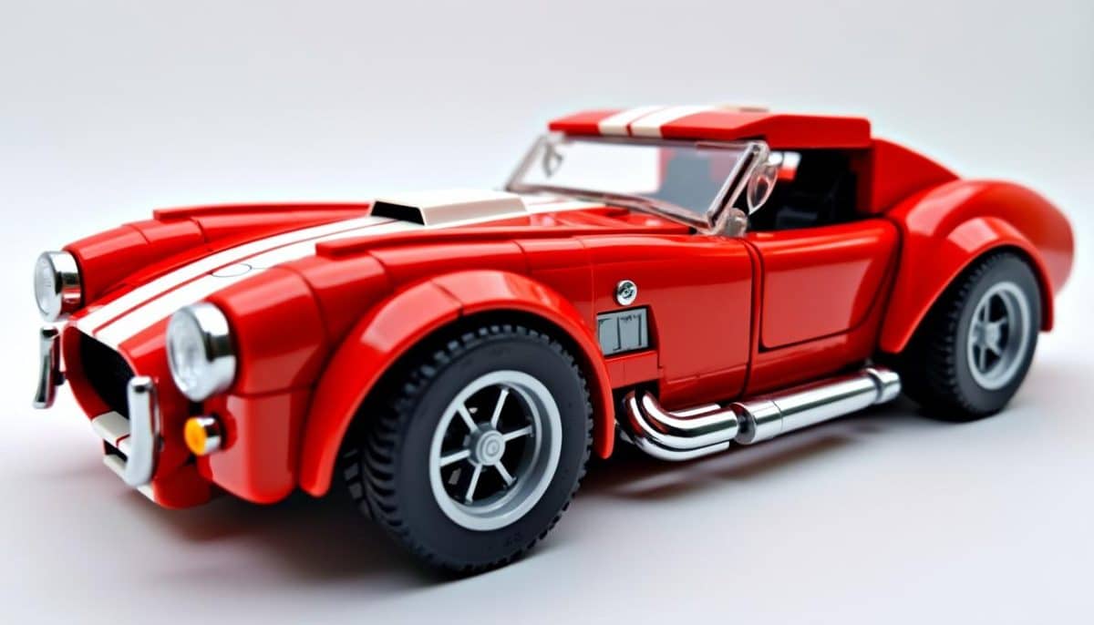 découvrez l'œuf de pâques lego shelby cobra, une œuvre d'art inégalée où la précision rencontre la créativité. émerveillez-vous devant chaque détail soigné qui rend ce modèle unique. parfait pour les passionnés de lego et les amateurs de voitures, cet œuf original apportera une touche festive à votre collection.