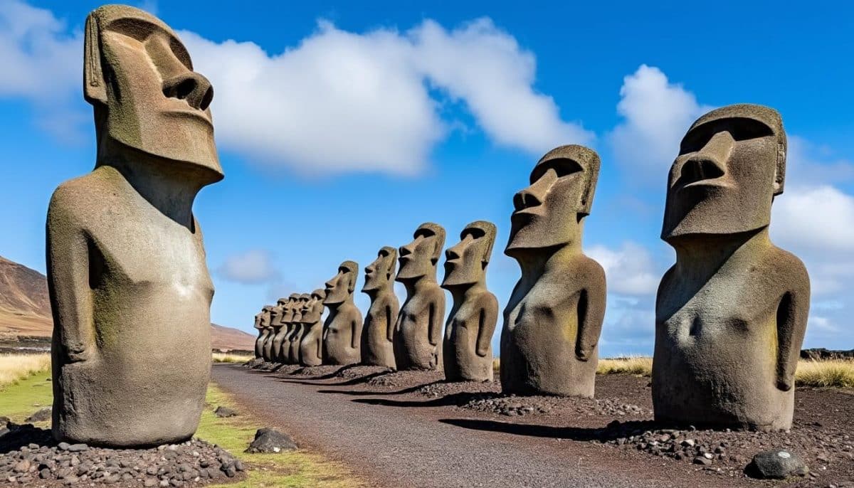découvrez les mystères fascinants des géants de l'île de pâques à travers cette exploration approfondie des mythes et réalités. plongez dans l'histoire captivante de ces statues monumentales, leur origine, leur signification et les légendes qui entourent cette île emblématique.