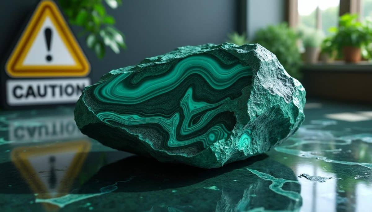 découvrez les risques sanitaires associés à l'utilisation de la malachite en lithothérapie. informez-vous sur les précautions à prendre pour éviter d'éventuels effets néfastes sur votre santé. la prudence est de mise pour profiter pleinement des bienfaits des pierres tout en préservant votre bien-être.