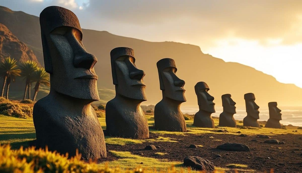 explorez l'histoire fascinante de l'île de pâques à travers notre documentaire captivant. plongez dans les mystères entourant les majestueux moaï et découvrez les secrets des civilisations anciennes qui ont façonné cette île énigmatique.