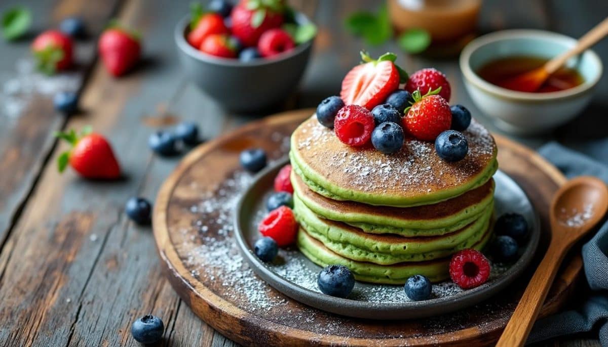 découvrez nos 2 astuces infaillibles pour préparer des pancakes au matcha, un délice nippon équilibré et savoureux qui ajoutera une touche originale à vos petits déjeuners. savourez l'alliance parfaite entre la douceur des pancakes et le goût unique du matcha !