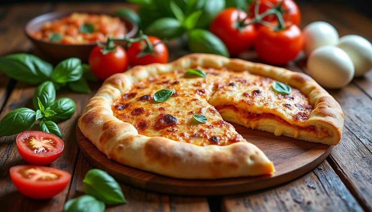 découvrez 2 délicieuses recettes de calzone maison qui surprendront vos papilles avec leur généreux mélange de fromages fondants. parfaites pour un repas convivial ou un dîner improvisé, ces idées faciles à réaliser raviront les amateurs de cuisine italienne.