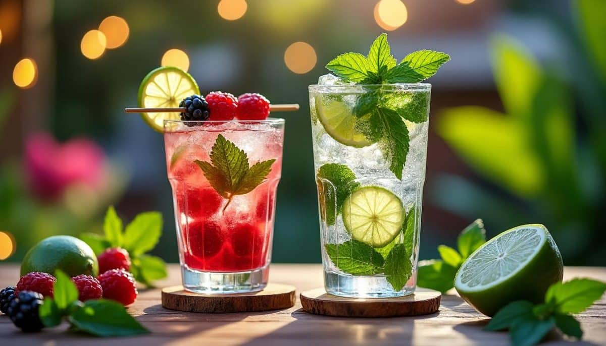 découvrez 2 délicieuses recettes de mojito sans alcool pour une soirée fraîche et conviviale. rafraîchissez vos invités avec ces cocktails fruités et pétillants qui allient saveurs et légèreté, parfaits pour toutes les occasions!