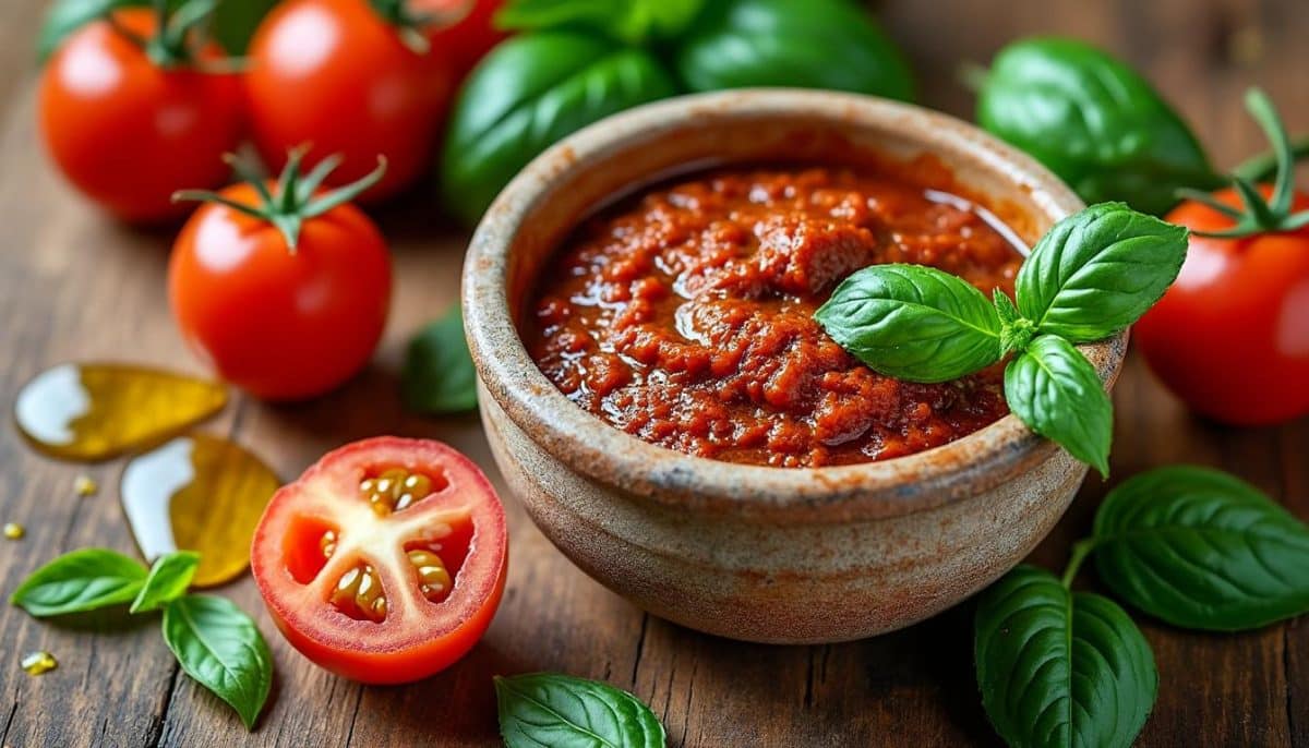 découvrez deux délicieuses recettes de pesto rosso qui ajoutent une touche italienne à vos plats. que vous soyez amateur de cuisine ou chef en herbe, ces concoctions savoureuses vous séduiront par leur goût authentique et leur simplicité d'exécution.