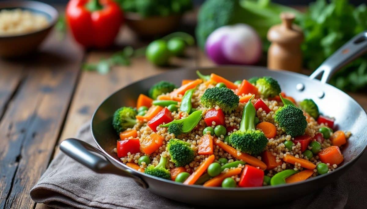 découvrez deux délicieuses recettes de wok aux légumes pour un dîner vitaminé et savoureux. faciles à préparer, ces plats colorés allient fraîcheur et bienfaits nutritionnels, idéal pour régaler vos proches tout en prenant soin de votre santé.