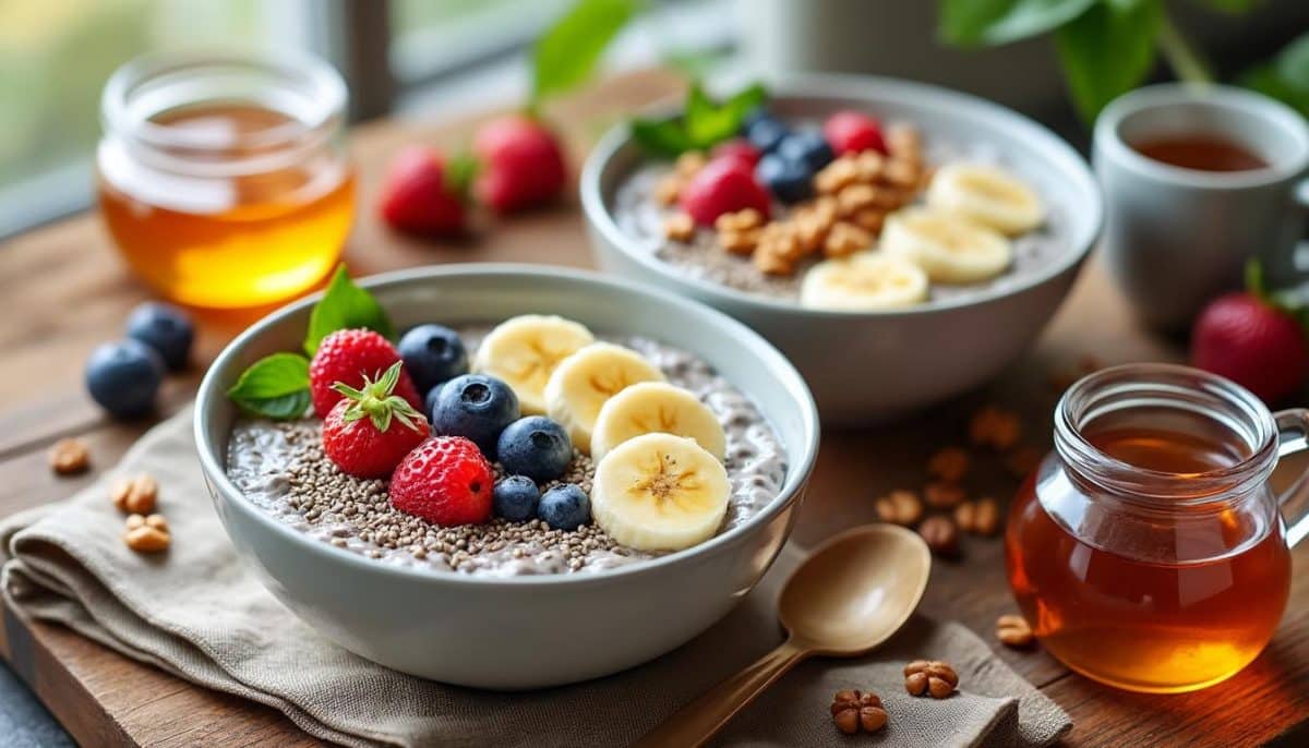 découvrez les 2 secrets du porridge chia pour un boost matinal irrésistible ! réveillez-vous chaque jour avec une délicieuse recette saine qui vous fournira l'énergie nécessaire pour bien démarrer la journée.