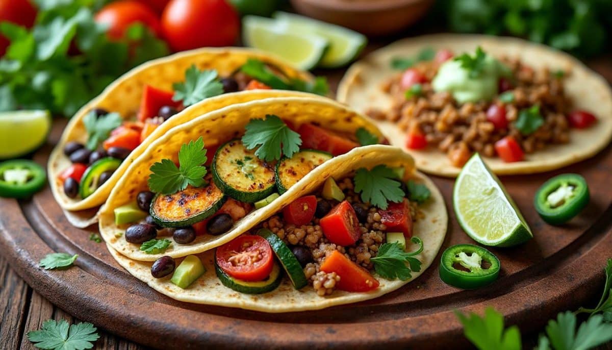 découvrez trois délicieuses recettes de tacos vegan qui allient saveurs et santé ! parfaites pour une fiesta healthy, ces recettes simples et colorées raviront vos invités tout en respectant votre mode de vie. faites le plein d'énergie avec ces options savoureuses !