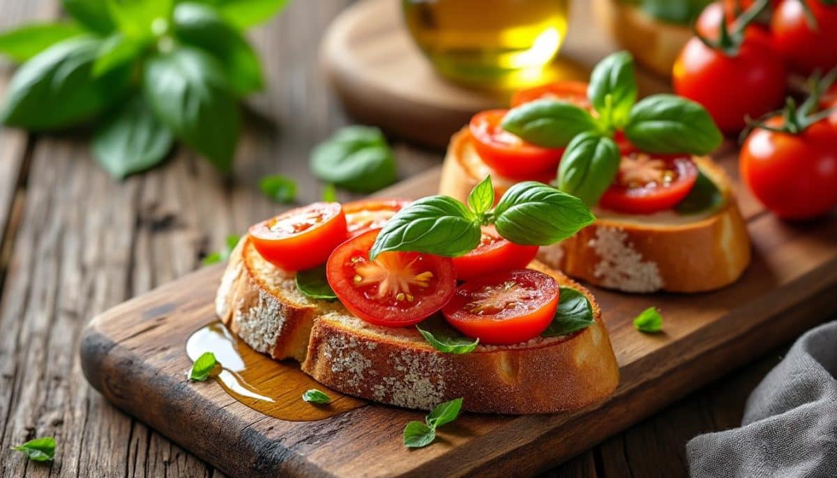 découvrez les 3 secrets de la bruschetta parfaite pour profiter pleinement de l'été ! des recettes fraîches et savoureuses qui évoquent le soleil en bouche, idéales pour vos apéritifs ensoleillés. régalez vos proches avec ces délicieuses créations.