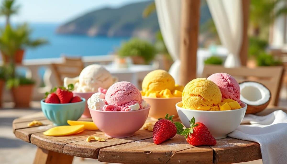 découvrez nos 4 délices glacés vegan, alliant légèreté et fraîcheur. savourez des saveurs irrésistibles et rafraîchissantes, sans produits d'origine animale, parfaites pour se régaler tout en prenant soin de soi.