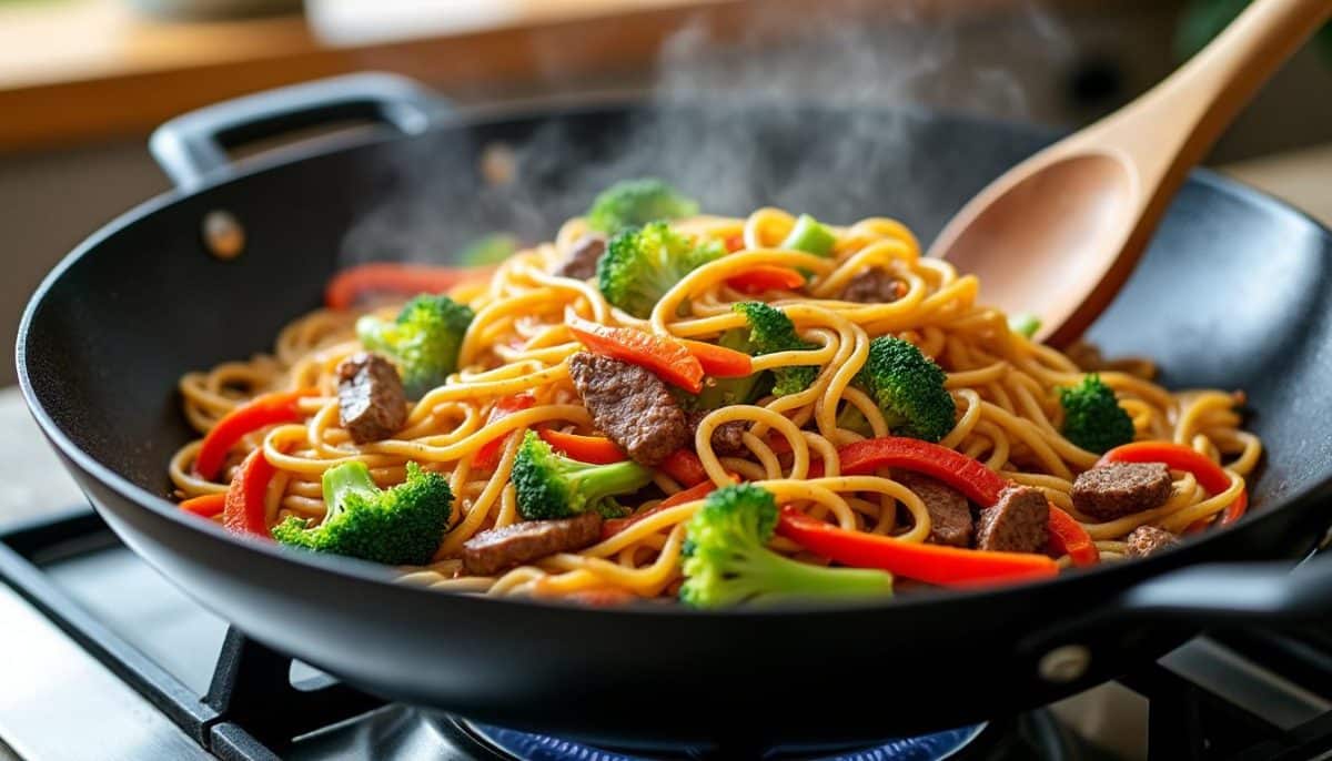 découvrez 4 idées savoureuses de nouilles sautées prêtes en un clin d'œil avec notre recette de wok minute. parfaites pour un repas rapide et délicieux, ces plats allient saveurs et simplicité pour régaler toute la famille.