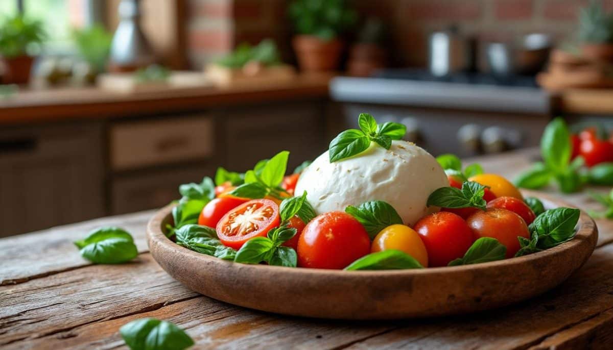 découvrez nos 4 idées originales de salades à la burrata qui impressionneront vos invités ! apprêtez-vous à ravir vos papilles avec des combinaisons savoureuses et visuellement époustouflantes, parfaites pour toutes les occasions.
