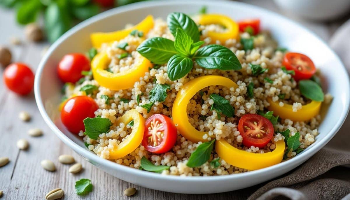 découvrez 4 délicieuses recettes de quinoa parfumé qui vous permettront de varier les plaisirs en cuisine. remplacez le traditionnel riz par ces plats savoureux et healthy, faciles à préparer et idéaux pour tous vos repas !